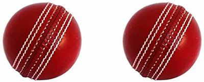 CLUB CLUB-02 Cricket Leather Ball(Standard, Pack of 2, Red)