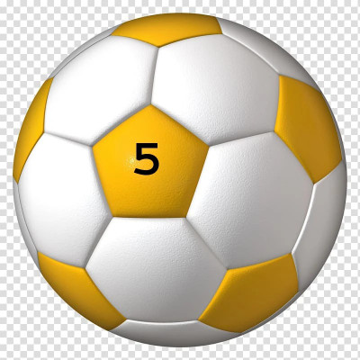 gamers hub Yellow and White Premium Football Football - Size: 5(Standard, Pack of 1)