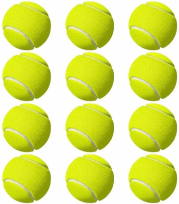 HOC Premium Tennis ball for cricket match, Cricket tennis ball (Pack of 12) Cricket Tennis Ball(Standard, Pack of 12, Green)
