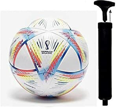 HACKERX Quatar FIFA Worldcup Football, PVC Football / Recreational Ball Football - Size: 5(Standard, Pack of 1)