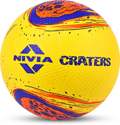 NIVIA CRATERS Volleyball - Size: 4(Standard, Pack of 1, Yellow)