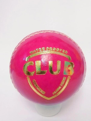 MAHADEVSHOP Club pink Ball 2Pcs/Part Pack Of 1 Ball_PEECORP-BL Cricket Leather Ball(Standard, Pack of 1, Maroon)