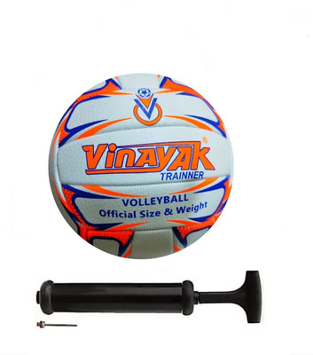 clark orange mashine pu volleyball size 4 with air pump MP21 Volleyball - Size: 4(Standard, Pack of 1)