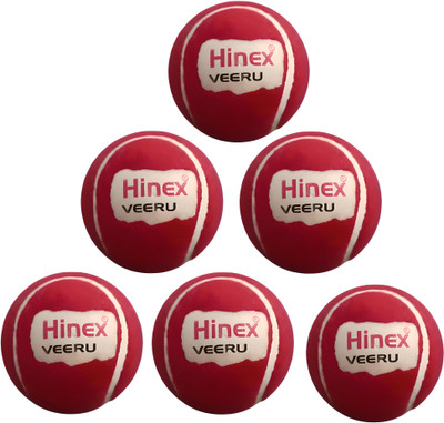 HINEX ALL STARS F1-TENNIS CRICKET MAROON BALL -PACK OF 6 Cricket Tennis Ball(Standard, Pack of 6, Maroon)