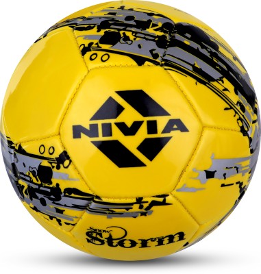 NIVIA Snow Storm Football - Size: 5(Pack of 1, Yellow)