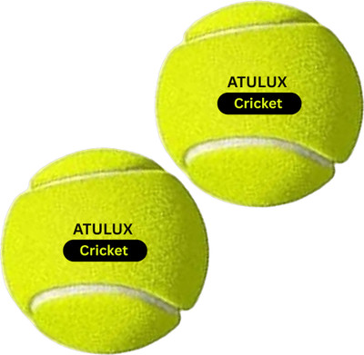 ATULUX Light Weight Tennis Cricket Ball, Tennis Ball for Cricket Tennis Ball(Standard, Pack of 2, Green)