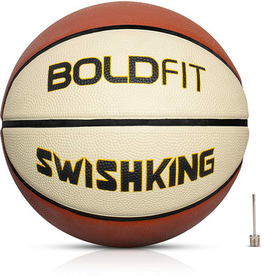 BOLDFIT Basketball Size 7 For Kids Girls Boys Men Women Basket Ball 7 Basketball Ball Basketball - Size: 7(Standard, Pack of 1, Beige, Brown)