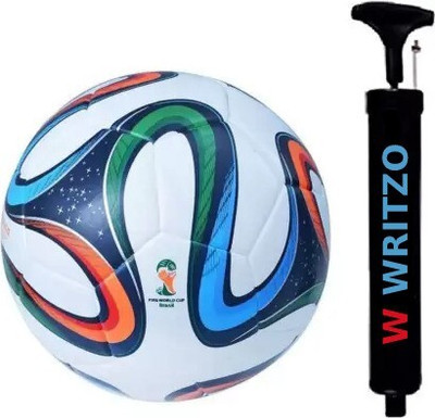 Owlix COMBO KIT Brazuca Football with Pump Football - Size: 5(Standard, Pack of 2)