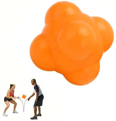 Shopeleven Six Corner Kick Reaction Ball Speed Agility Training For Hand-Eye Coordination Reaction Ball(Standard, Pack of 1, Orange)