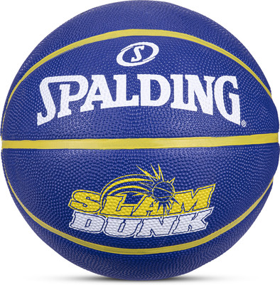 SPALDING SLAMDUNK-BLU-7 Basketball - Size: 7(Standard, Pack of 1)