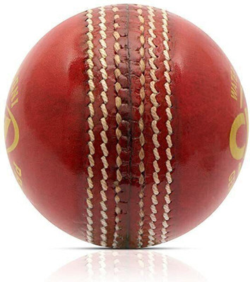 gamers hub Premium leather cricket ball-067 Cricket Leather Ball(Standard, Pack of 1, Red)