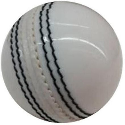 gamers hub Premium leather cricket ball-012 Cricket Leather Ball(Standard, Pack of 1, White)