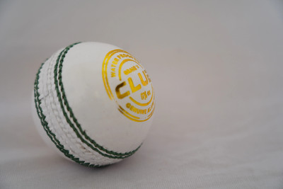 Cricketkingdom 4 Piece Club Cricket Ball Cricket Leather Ball(Standard, Pack of 1, White)