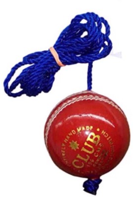 Owlix Tough Leather Hanging Ball / Red , For Shot Practice , 1 Ball ,ct91 Cricket Training Ball(Pack of 1)