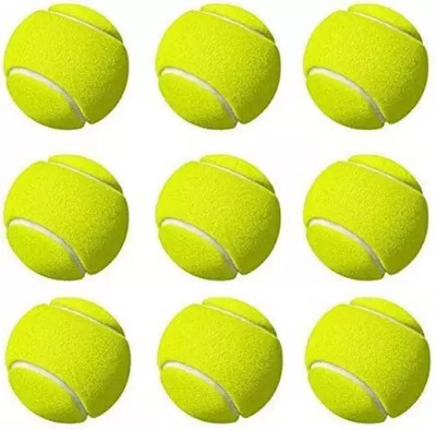 Etahmart ® High-Quality Cricket & Tennis Practice Ball for Training Outdoor Cricket. Cricket Tennis Ball(Standard, Pack of 9)
