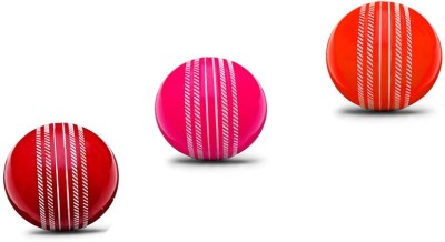 BIG BRO FITNESS Cricket Wind Ball FOR ADULTS & KIDS (MULTICOLOR) Cricket Rubber Ball(Pack of 3)