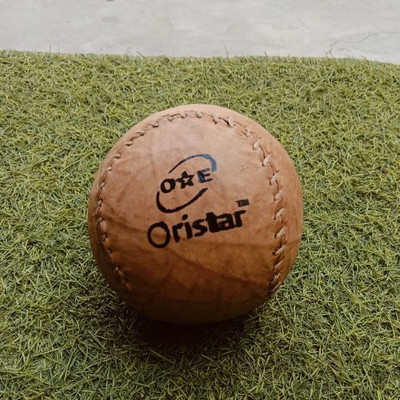 oristar Baseball Leather 12 inch Baseball(Standard, Pack of 1, Brown)