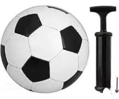GURU J ENTERPRISES HIGHER SOCCER FOOTBALL BALLS WITH AIR PUMP ( PACK OF 2 ) Football - Size: 4(Standard, Pack of 1, Multicolor)