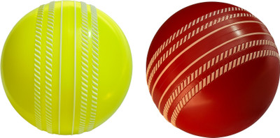 sPORTZ I10 CRICKET BALL, PACK OF 2, RED GREEN Cricket Tennis Ball(Standard, Pack of 2, Red, Green)