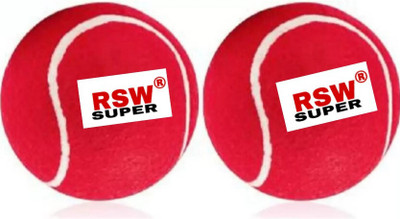HOC Super power Red hard Cricket Tennis Ball(Standard, Pack of 1, Red)