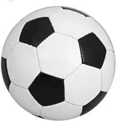 HACKERX BLACK AND WHITE FOOTBALL WITH PUMP AND NIDDLE SIZE -5 Football - Size: 5(Pack of 2, Multicolor)