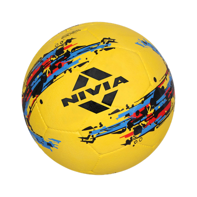 NIVIA Storm Football - Size: 5(Standard, Pack of 1, Yellow)