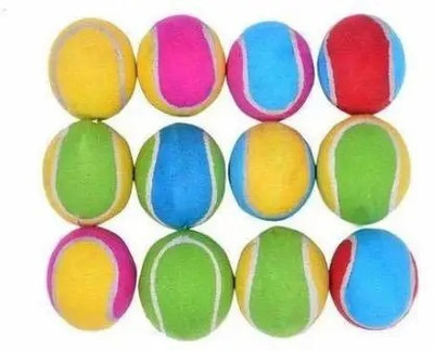 ZEB ENTERPRISES Light Weight Tennis Ball | Perfect for Recreational Sports, Cricket and Kids Cricket Tennis Ball(Kids, Pack of 12)