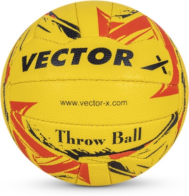 VECTOR X Rubberized 18 Panel Hand Stitched High Grain Textured Surface Throwball Throw Ball - Size: 5(Standard, Pack of 1)