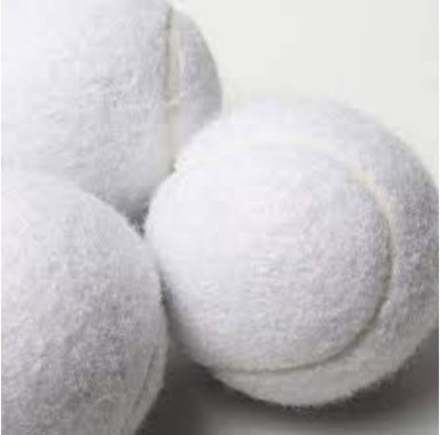 ZEE SQUARE LLC KESHAV WHITE TENNIS BALL Cricket Tennis Ball(Standard, Pack of 12)