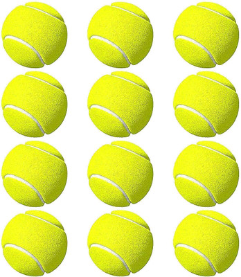 gamers hub ™ Cricket Tennis Ball Green Co_Pack 12_Tennis Neon Cricket Tennis Ball(Standard, Pack of 12)