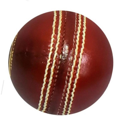 IKLONE Leather Cricket Ball - 2 piece - for cricket Match -Z11 Cricket Leather Ball(Standard, Pack of 1, Red)