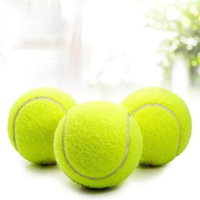 HOC ® High-Quality Cricket & Tennis Practice Ball for Training Outdoor Cricket. Cricket Tennis Ball(Standard, Pack of 3)