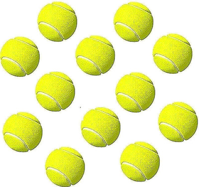 gamers hub ™ green tennis balls Tennis Ba_Pack 12_Tennis Neon Cricket Tennis Ball(Standard, Pack of 12)