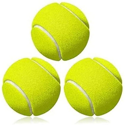 Dhruva Pack Of 3 Piece Tennis Ball Cricket Tennis Ball(Standard, Pack of 3)
