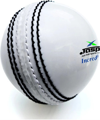 Jaspo Incredi-Ball Soft T-20 Training/Practice Ball Recommended for Indoor/Outdoor Cricket Synthetic Ball(Standard, Pack of 1, White)