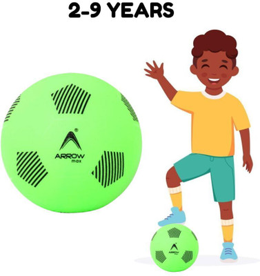 ArrowMax Kiddy Play Ball Home Play Indoor Football For Kids 2-9 Years Football - Size: 3(Kids, Pack of 1, Green)