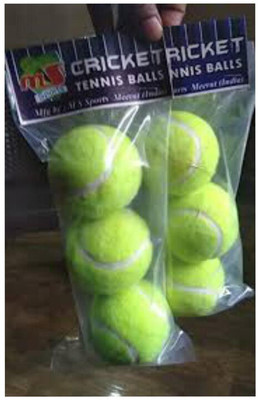 Owlix XVI- Green Tennis Ball for Cricket and Tennis 6 Balls pack (green) b103 Cricket Tennis Ball(Standard, Pack of 6)