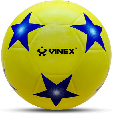 VINEX Football STARZ – Size 5 Molded Rubber Football | Durable Polyester Winding Football - Size: 5(Standard, Pack of 1)