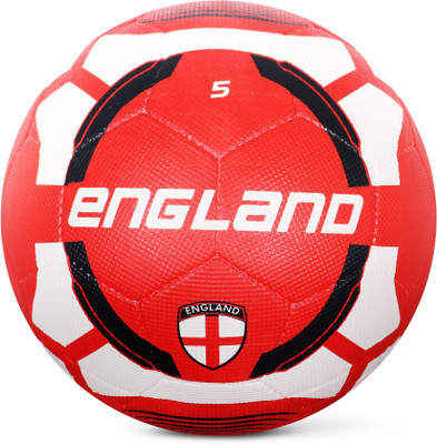 VECTOR X England Rubber moulded Football - Size: 5(Standard, Pack of 1, Red, White)