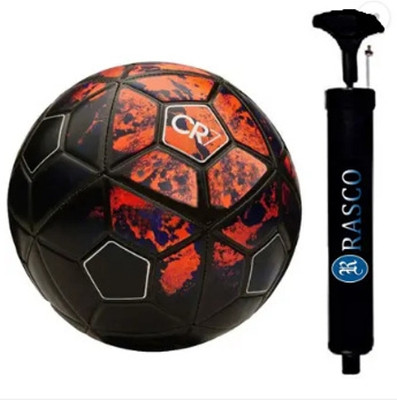 SrSpO RASCO COMBO CR SEVEN RED FOOTBALL WITH AIR PUMP Football Kit