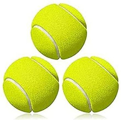 HOC Tennis cricket ball Green (pack of 3) Cricket Tennis Ball(Standard, Pack of 3, Green)