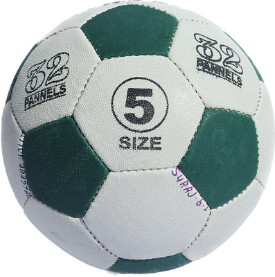 HOC GREEN AND WHITE Throw Ball - Size: 5(Standard, Pack of 1, Green)