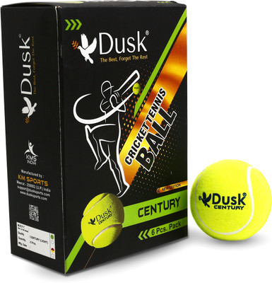 Dusk CRICKET TENNIS BALL Cricket Tennis Ball(Standard, Pack of 6)