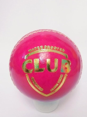 MAHADEVSHOP Club pink Ball 2Pcs/Part Pack Of 1 Ball-BL Cricket Leather Ball(Standard, Pack of 1, Red)