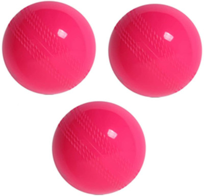 Addiction Cricket Wind balls for boys, girls and kids. set of 3 (Pink) Cricket Rubber Ball(Standard, Pack of 3, Pink)