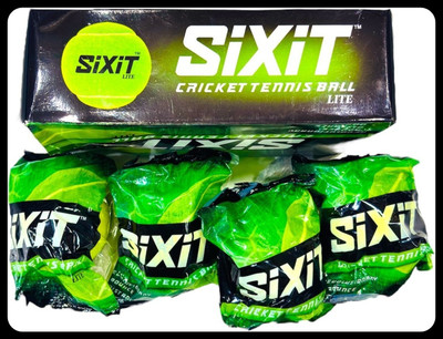 STYRKR new cricket Tennis Ball-123 Cricket Rubber Ball(Standard, Pack of 6, Green)
