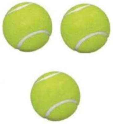 Owlix Cricket Tennis Ball for Tennis Players , 3 Balls Pack Green Color o35 Cricket Tennis Ball(Pack of 3)