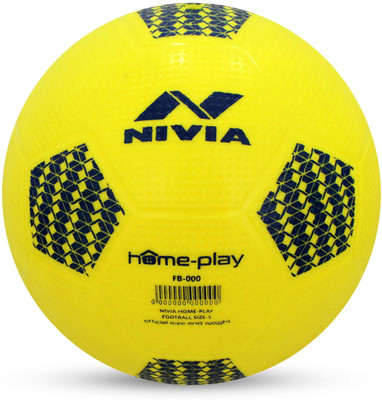 NIVIA HOMEPLAY MINI Football - Size: 1(Kids, Pack of 1, Yellow)