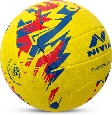 NIVIA throwball grain 369 Throw Ball - Size: 5(Standard, Pack of 1, Yellow)