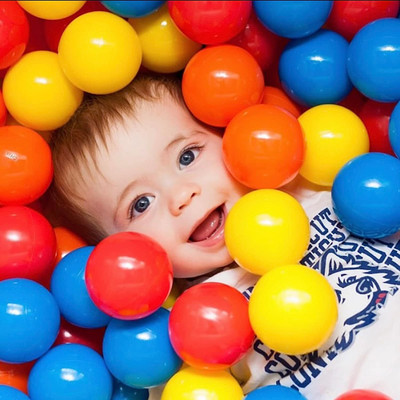 STOFFIER GARTEN 50 Pcs 4 cm Soft Plastic Balls BPA Free Crush Proof Ball Pit Ball for Kid Baseball(Kids, Pack of 50, Multicolor)